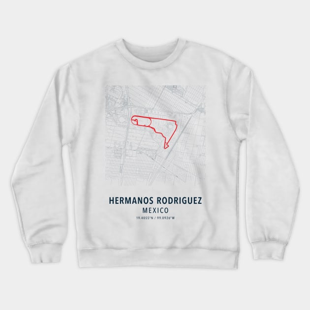 hermanos rodriguez simple track Crewneck Sweatshirt by boy cartograph